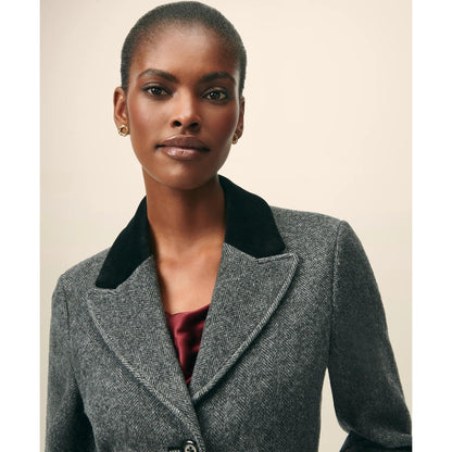 Chesterfield Coat in Wool Blend