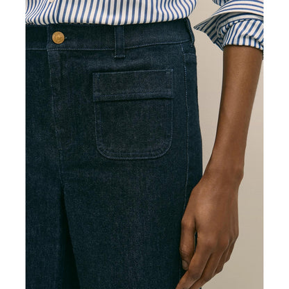 Patch Pocket Bootcut Jeans