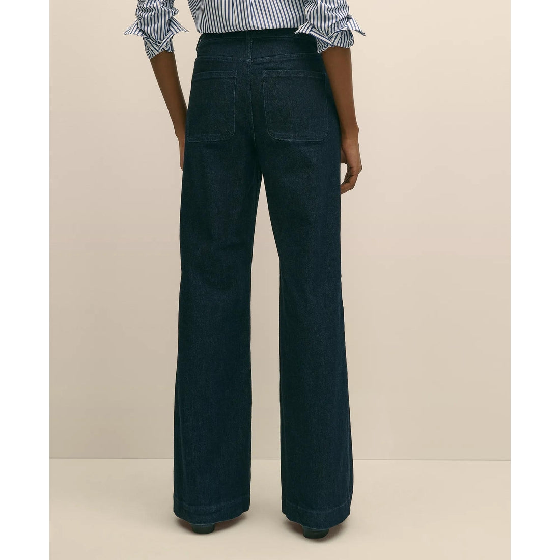 Patch Pocket Bootcut Jeans