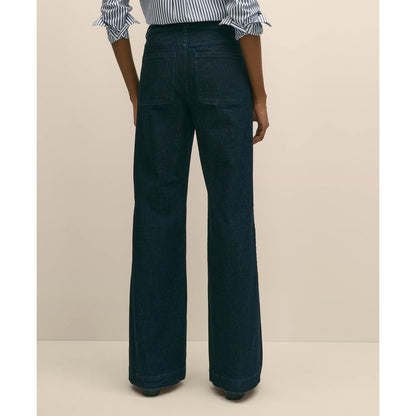 Patch Pocket Bootcut Jeans