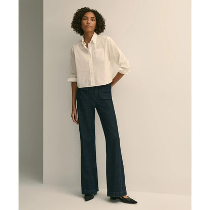 Patch Pocket Bootcut Jeans