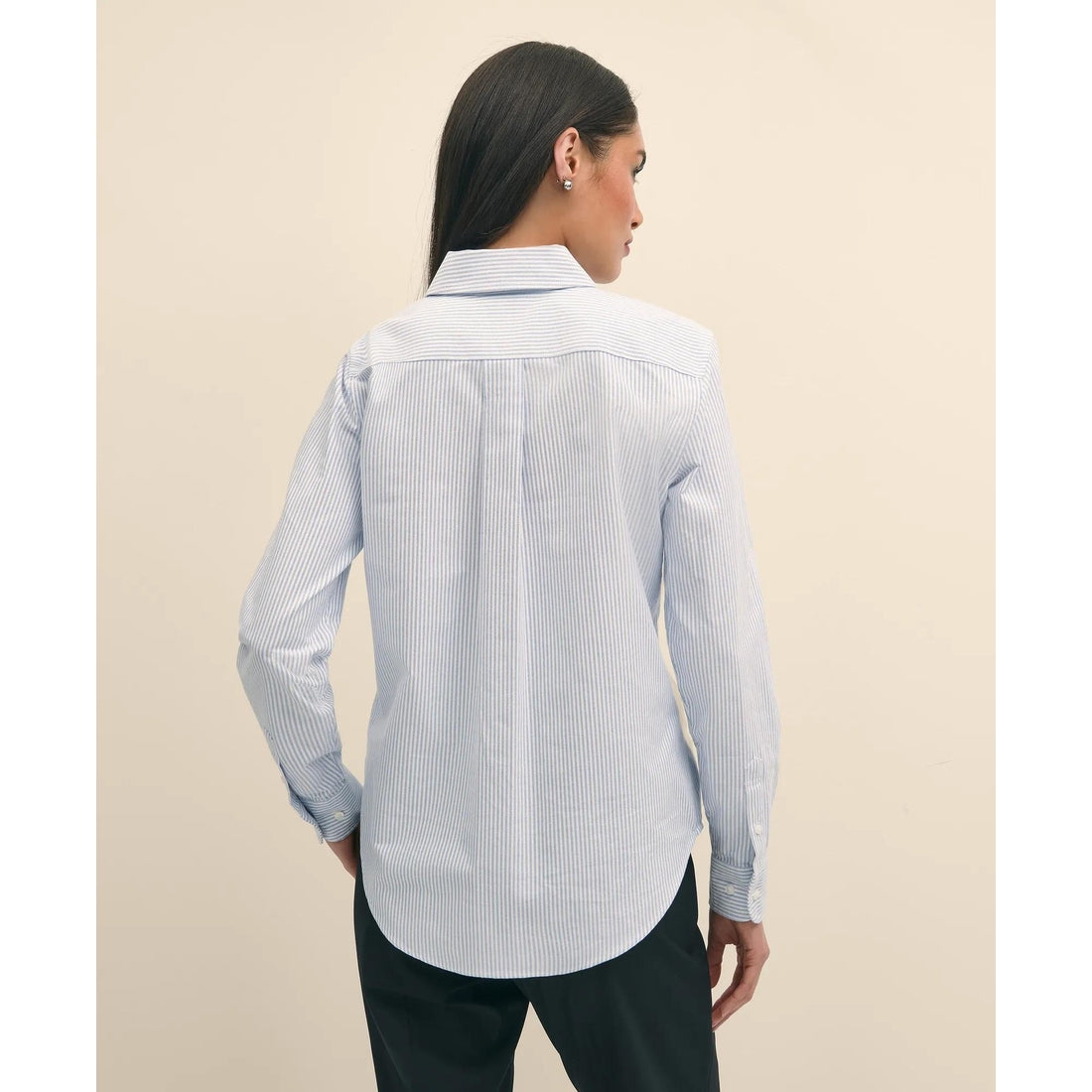 Classic-Fit Cotton Oxford Stripe Shirt