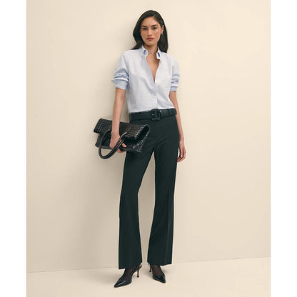 Classic-Fit Cotton Oxford Stripe Shirt