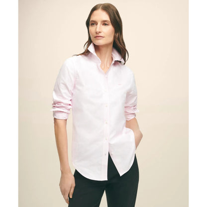 Classic-Fit Cotton Oxford Stripe Shirt
