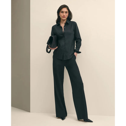 Classic-Fit Non-Iron Stretch Supima Cotton Dress Shirt