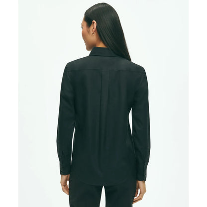 Classic-Fit Non-Iron Stretch Supima Cotton Dress Shirt