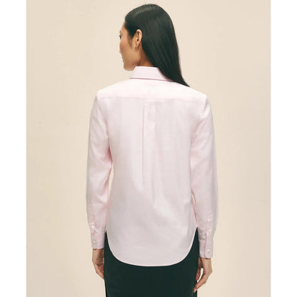 Classic-Fit Non-Iron Stretch Supima Cotton Dress Shirt