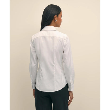 Classic-Fit Non-Iron Stretch Supima Cotton Dress Shirt