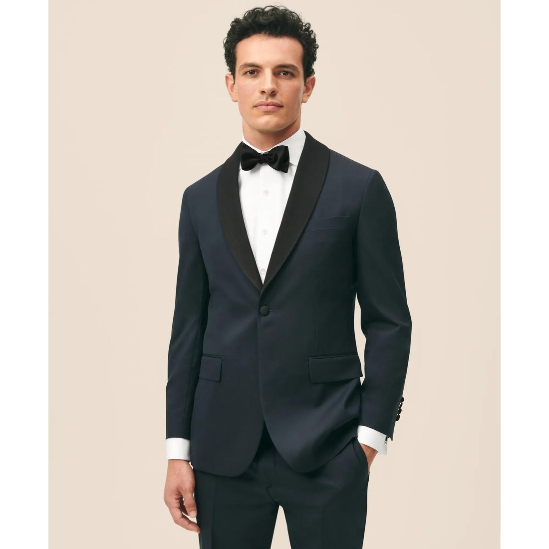 Slim Fit Wool 1818 Shawl Collar Tuxedo
