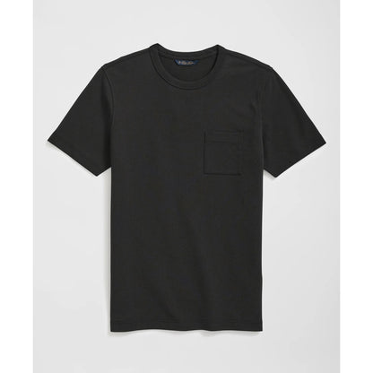 Pique T-Shirt in Garment-Washed Supima Cotton