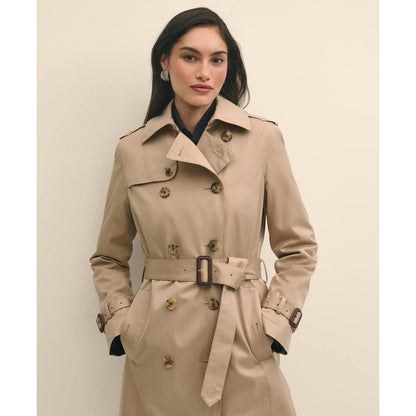 Water Repellent Trench Coat With Zip-Out Lining