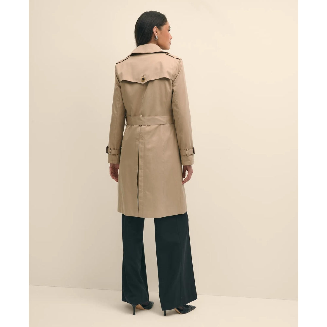 Water Repellent Trench Coat With Zip-Out Lining