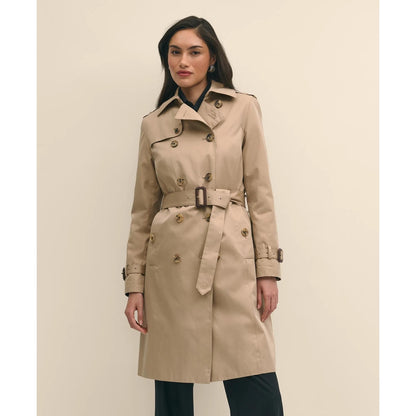 Water Repellent Trench Coat With Zip-Out Lining