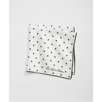 Small Dot Silk Pocket Square