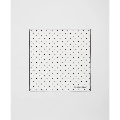 Small Dot Silk Pocket Square
