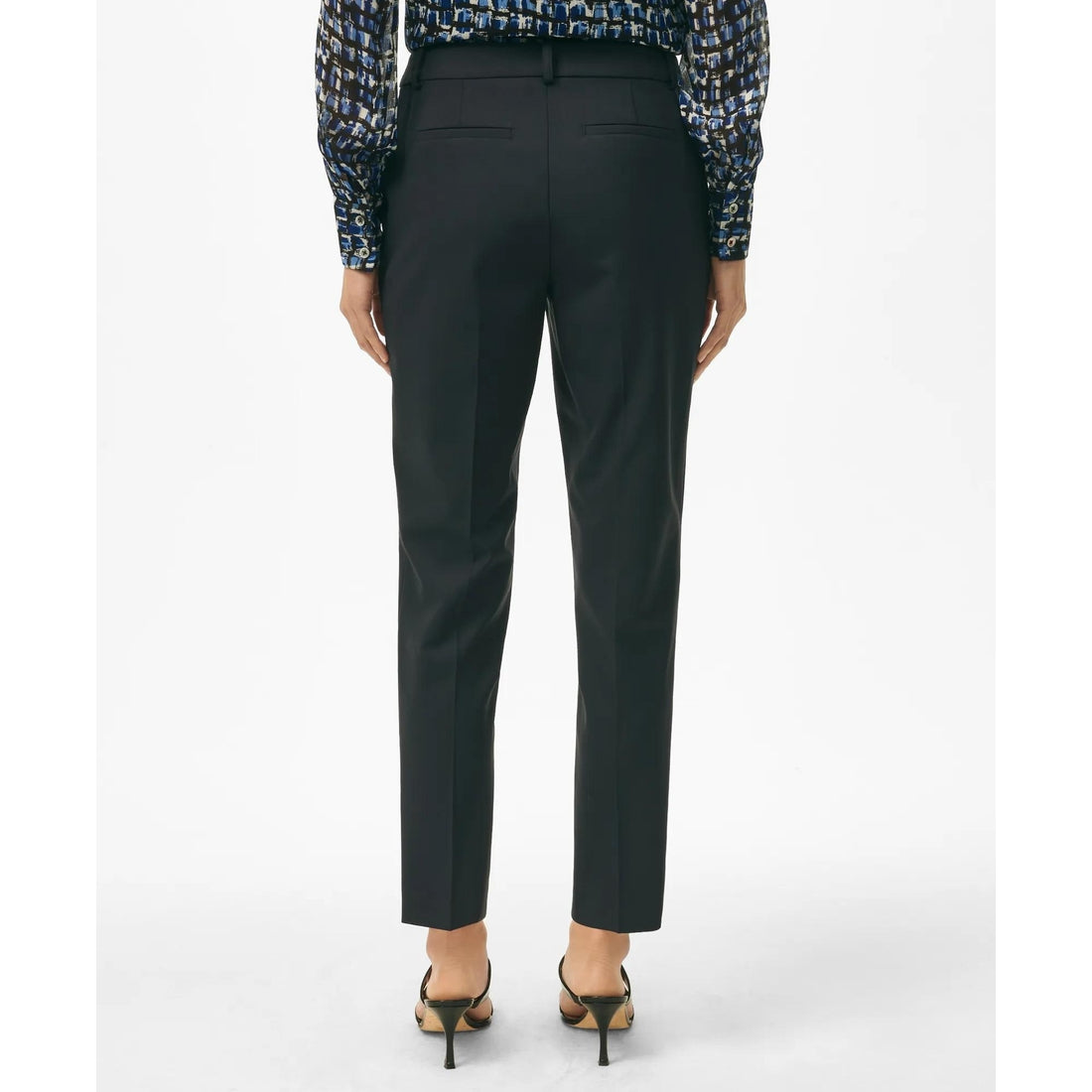 The Essentials Brooks Brothers Stretch Wool Slim Crop Pants