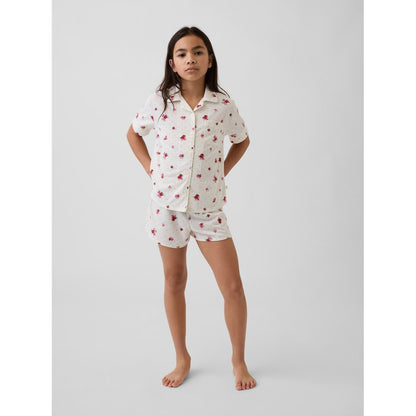 Girls' Recycled Pj Short Set