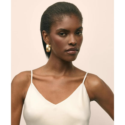 V-Neck Camisole in Washable Silk Charmeuse