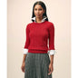 Cashmere Cable Crewneck Sweater