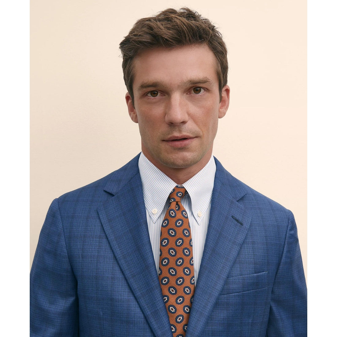 American-Made Slim Fit Multi Checked 1818 Suit
