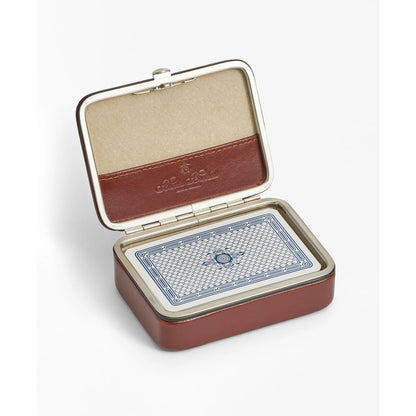Travel Playing Cards With Calfskin Case