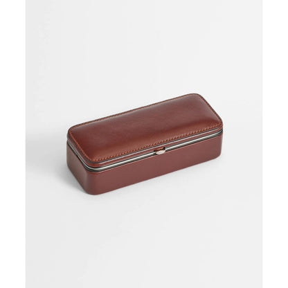 Travel Dominoes Game With Calfskin Case