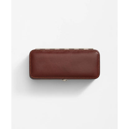 Travel Dominoes Game With Calfskin Case