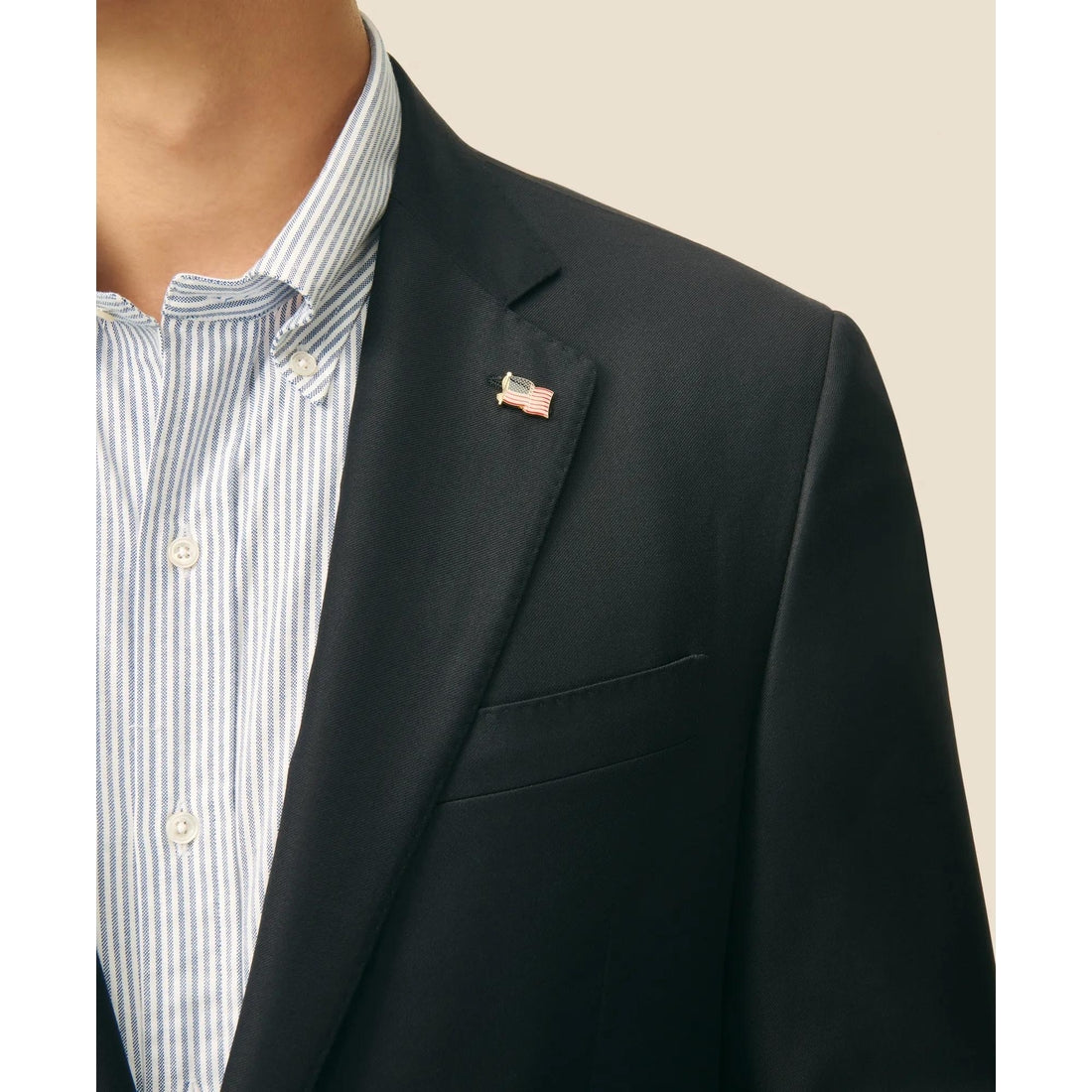 Classic Fit Stretch Saxxon Wool 1818 Blazer