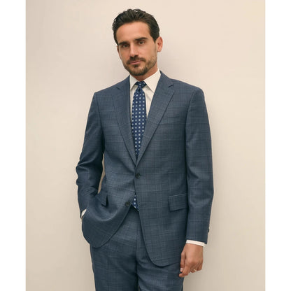Traditional Fit Wool Check 1818 Suit