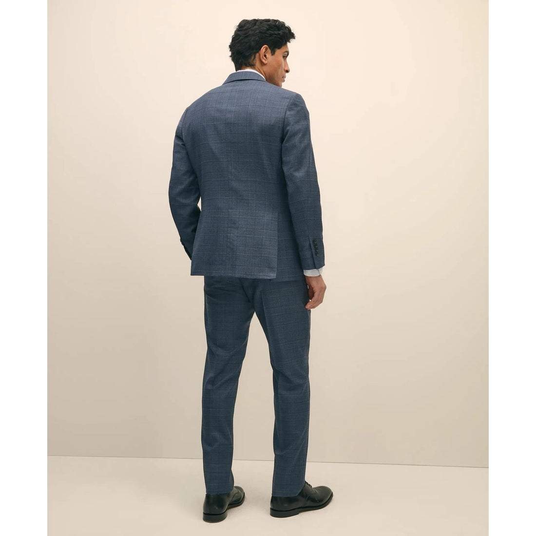 Slim Fit Wool Check 1818 Suit