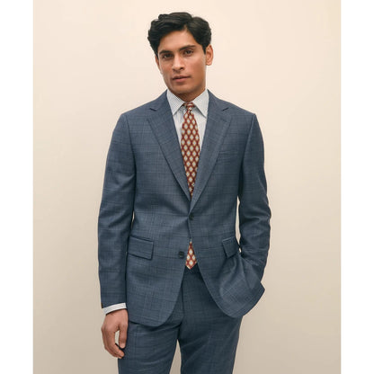 Slim Fit Wool Check 1818 Suit