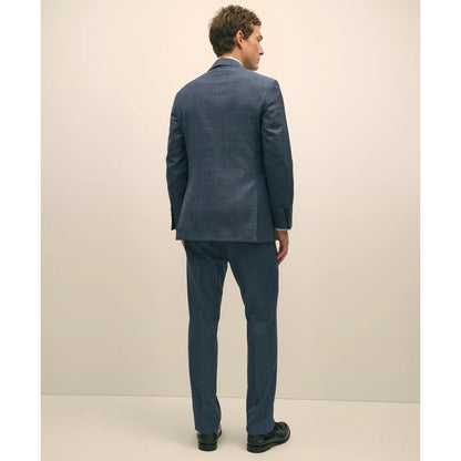 Classic Fit Wool Blue Check 1818 Suit
