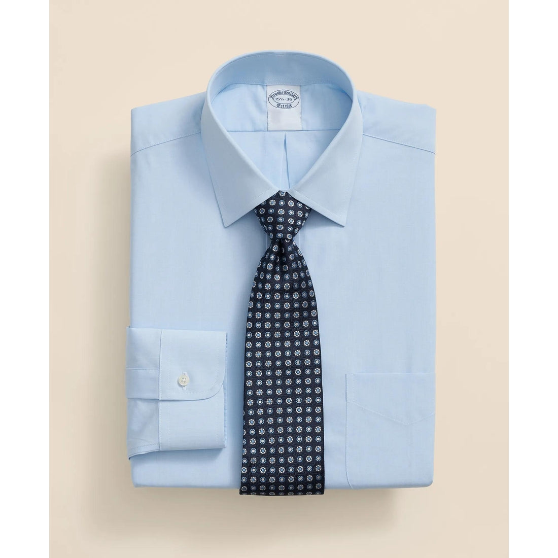 Pure Supima Cotton Regular-Finish Ainsley Collar, Dress Shirt