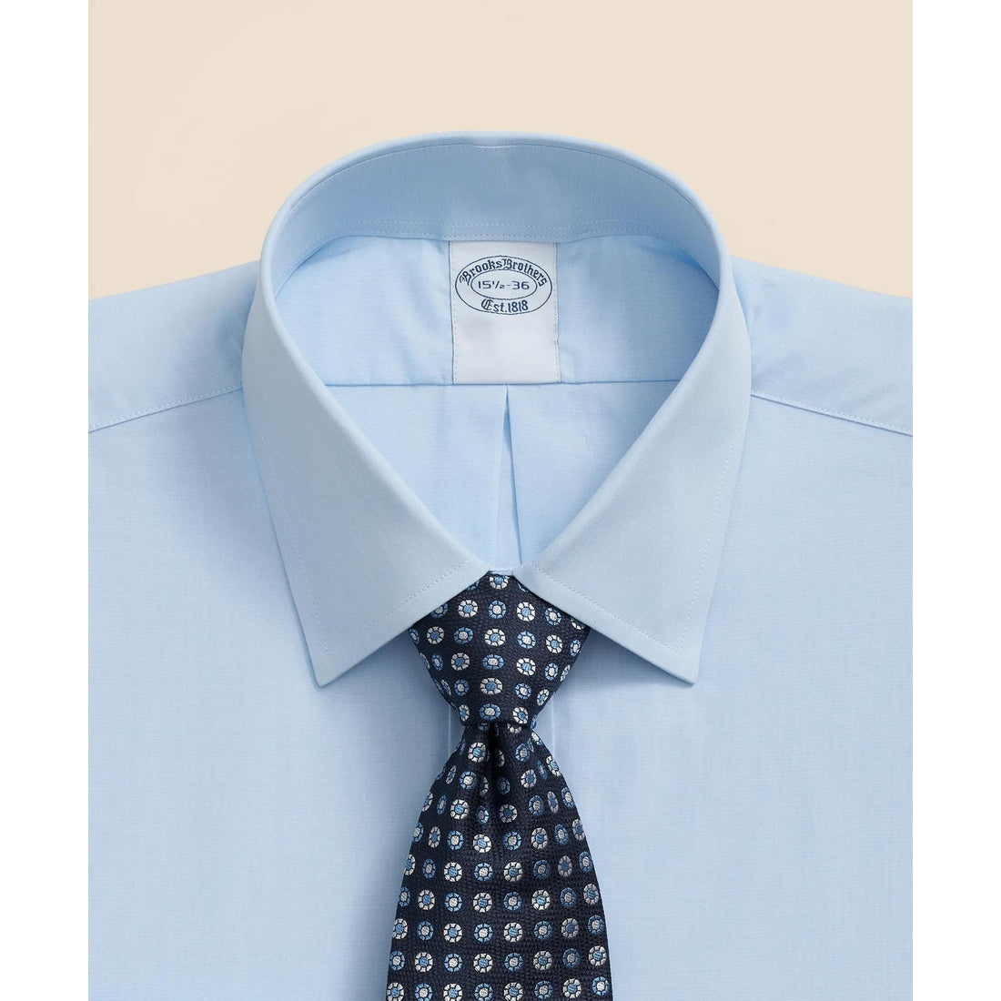 Pure Supima Cotton Regular-Finish Ainsley Collar, Dress Shirt