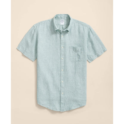 Irish Linen Short-Sleeve Sport Shirt