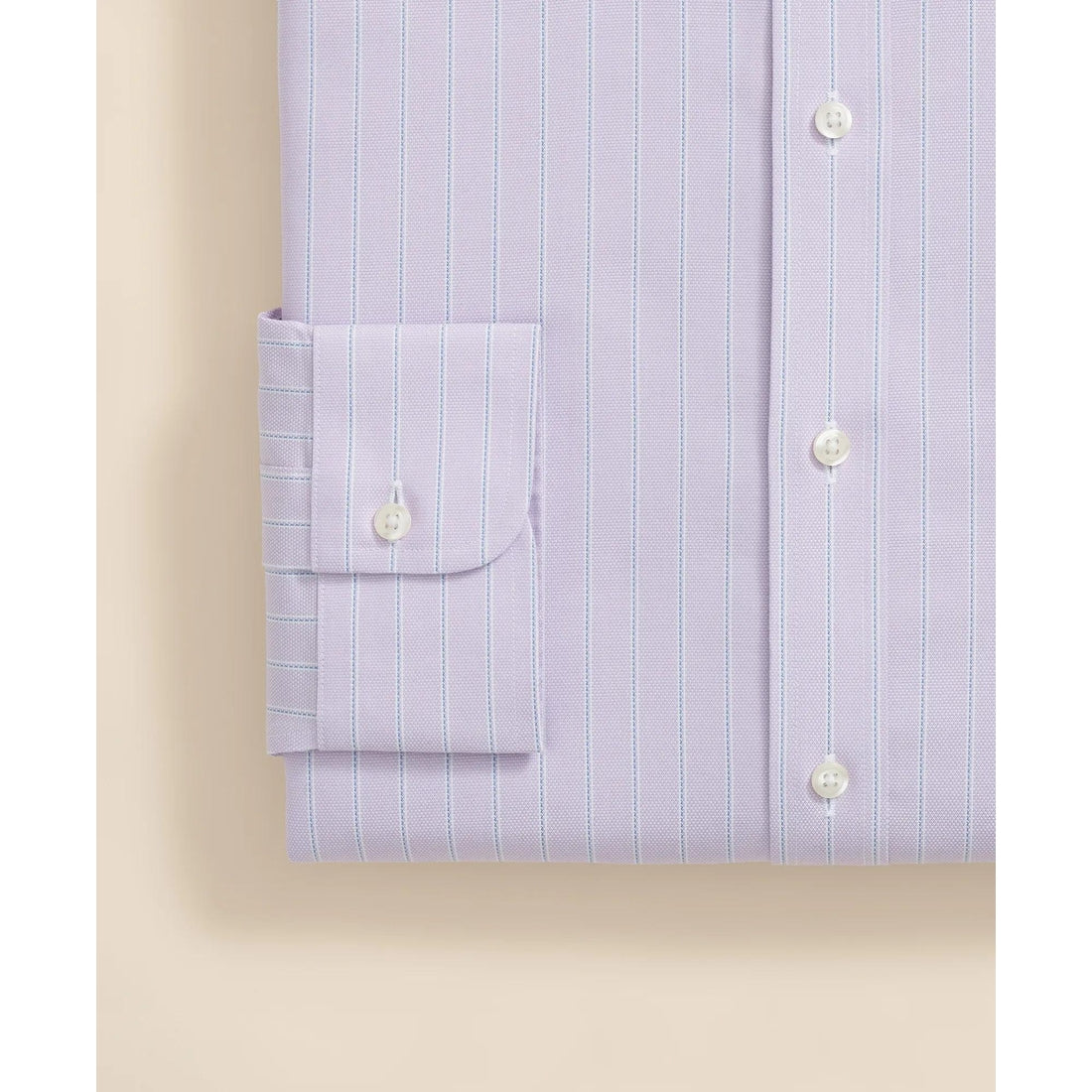Stretch Supima Cotton Non-Iron Royal Oxford Ainsley Collar, Striped Dress Shirt
