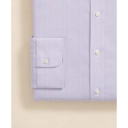 Stretch Supima Cotton Non-Iron Royal Oxford Ainsley Collar, Striped Dress Shirt
