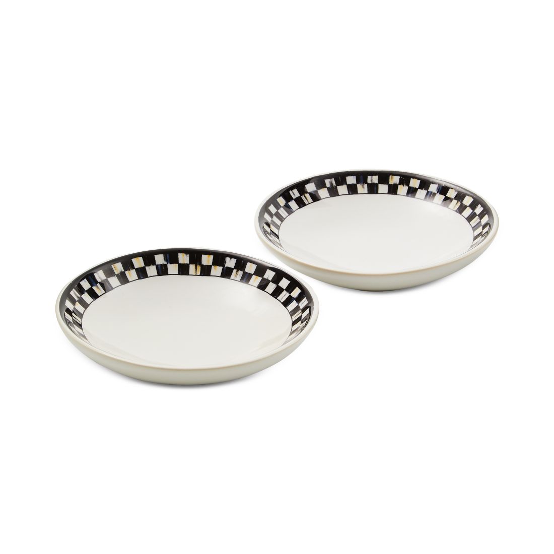 MacKenzie-Childs Courtly Check Everyday Pinch Bowls, Set of 2