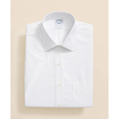 Stretch Supima Cotton Non-Iron Ainsley Collar, Short-Sleeve Dress Shirt