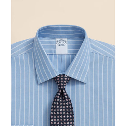 Stretch Supima Cotton Non-Iron Royal Oxford Ainsley Collar, Striped Dress Shirt