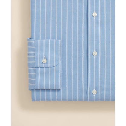 Stretch Supima Cotton Non-Iron Royal Oxford Ainsley Collar, Striped Dress Shirt