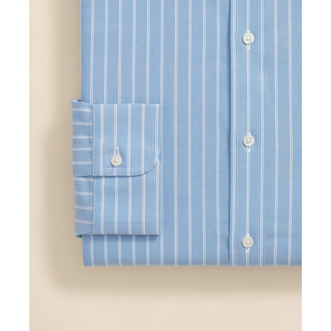 Stretch Supima Cotton Non-Iron Royal Oxford Ainsley Collar, Striped Dress Shirt