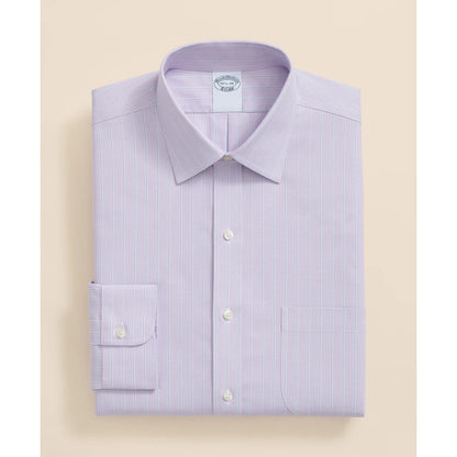 Stretch Supima Cotton Non-Iron Royal Oxford Ainsley Collar, Striped Dress Shirt