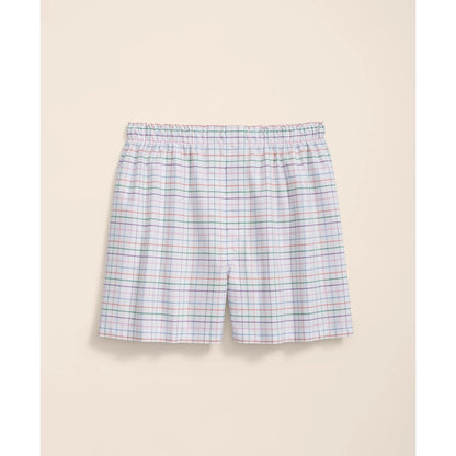 Cotton Broadcloth Tattersall Boxers