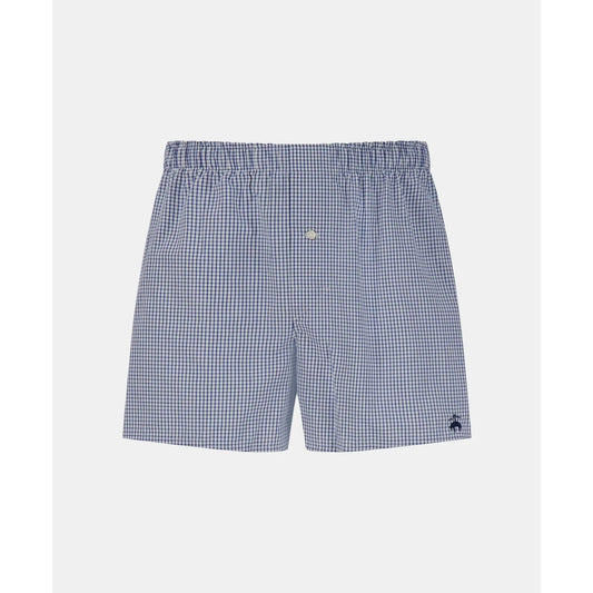 Slim Fit Cotton Broadcloth Check Boxers