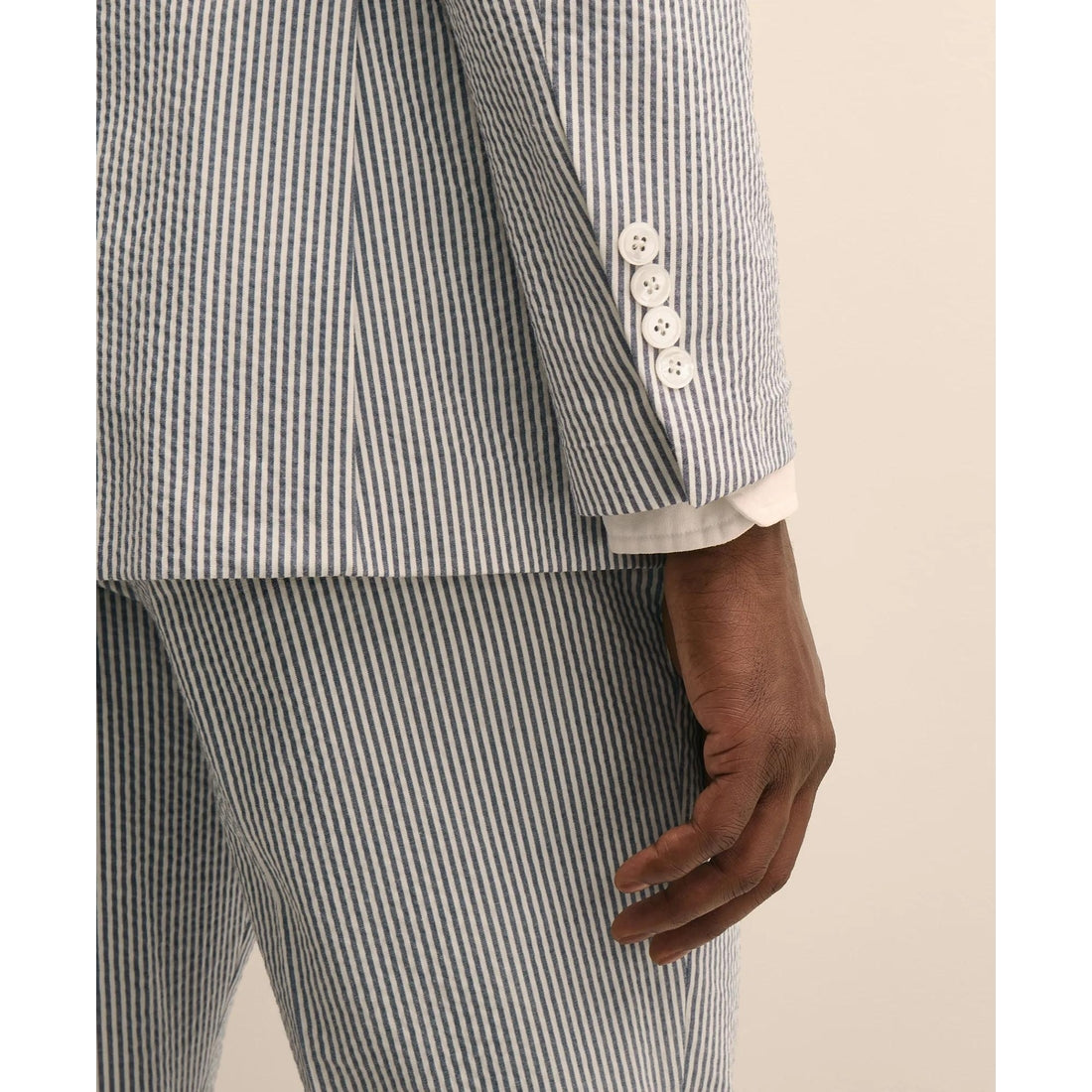 Classic Fit Cotton Seersucker 1818 Suit