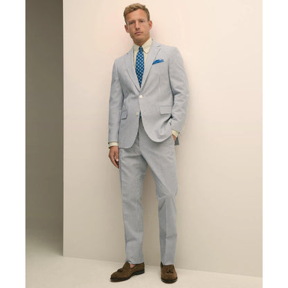 Classic Fit Cotton Seersucker 1818 Suit