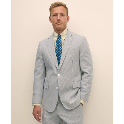 Classic Fit Cotton Seersucker 1818 Suit