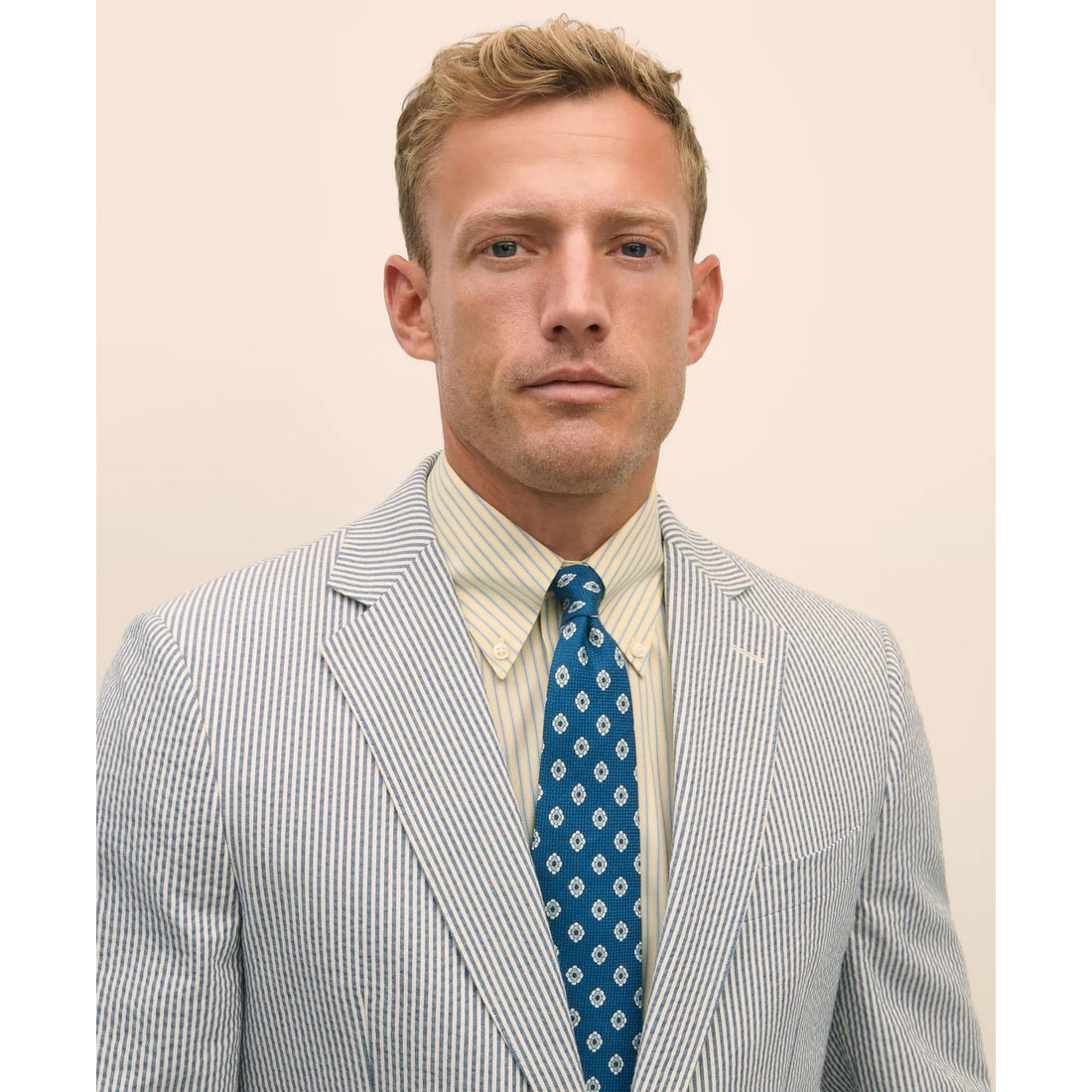 Classic Fit Cotton Seersucker 1818 Suit