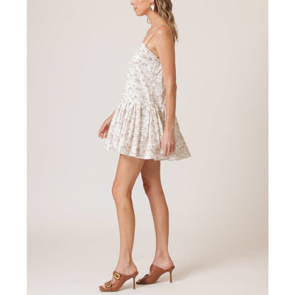 Line & Dot Women's Edwina Yarn-Trim Mini Dress